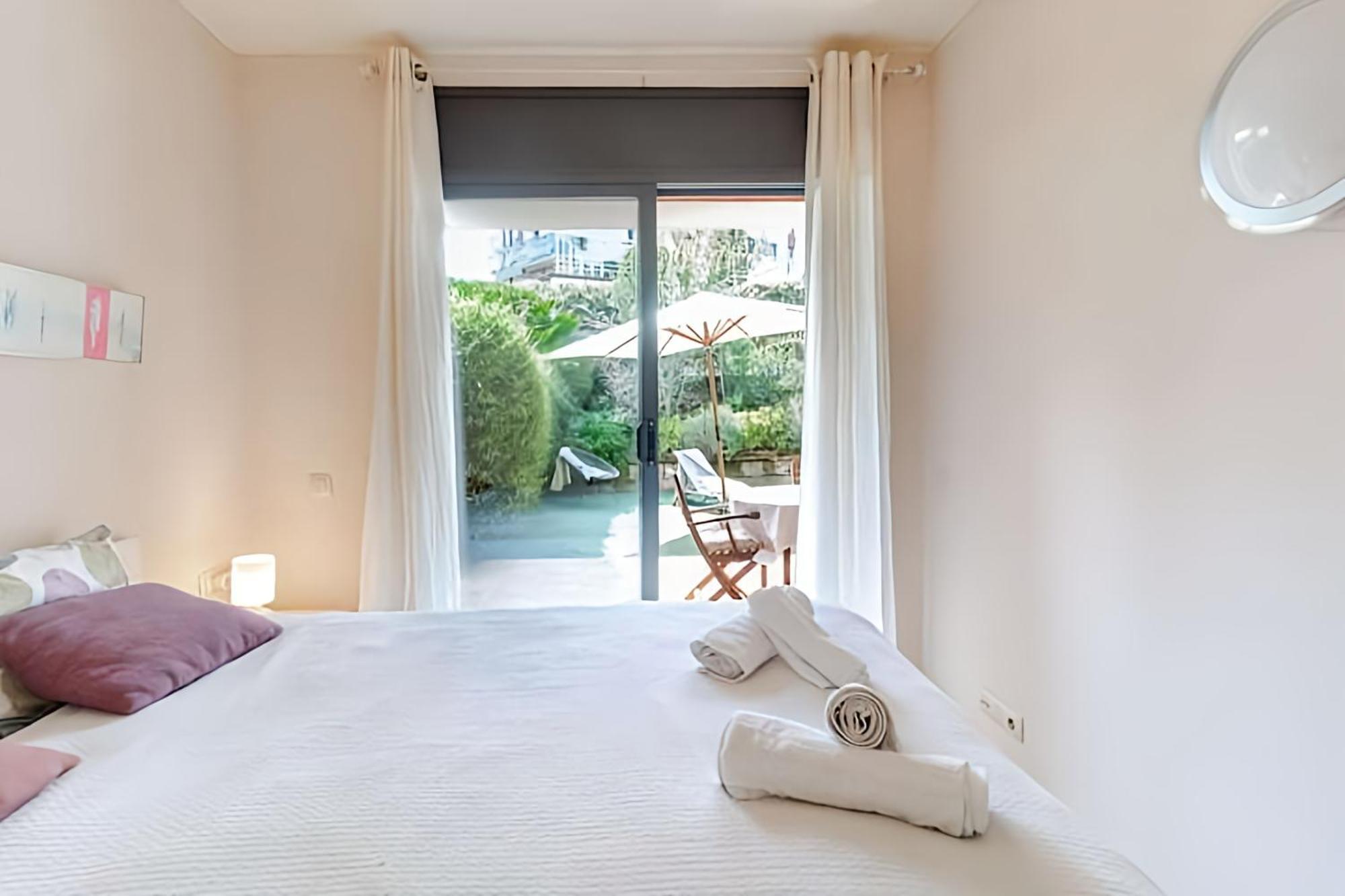 Pretty Garden Apartment Next To A Charming Beach Lloret de Mar Esterno foto